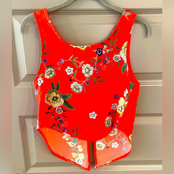 Mind Code Floral Tank - Picture 1 of 5